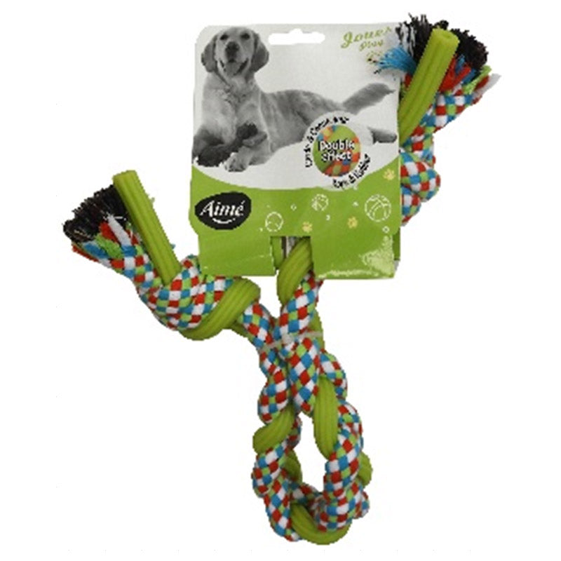 Aime Dog Toy Braided Rope Mix (52cm)