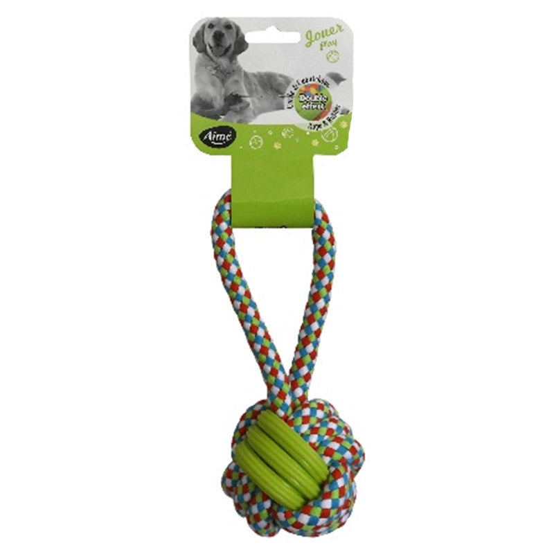 Aime Dog Toy Mix Rope Fetch (23cm)