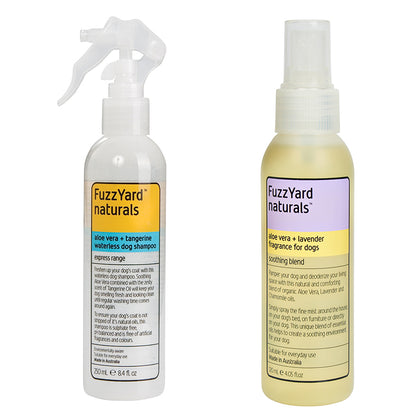 FuzzYard Full Grooming Bundle (Shampoo Waterless Express + Aromatherapy Mist Soothing Spray)