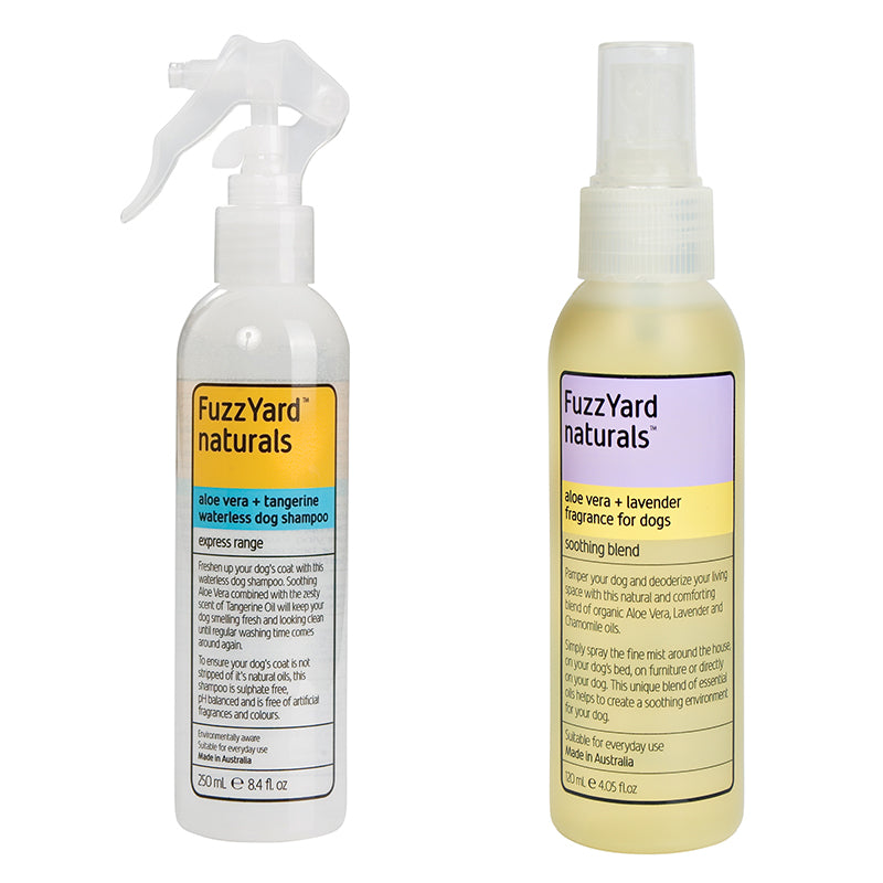 FuzzYard Full Grooming Bundle (Shampoo Waterless Express + Aromatherapy Mist Soothing Spray)