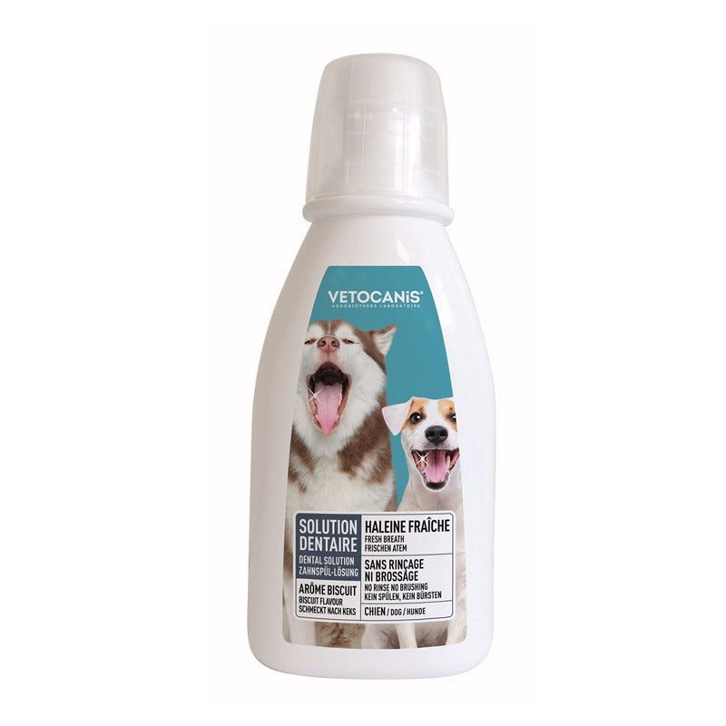 Vetocanis Dental water, Anti-Tartar Oral Hygiene Solution for Dogs